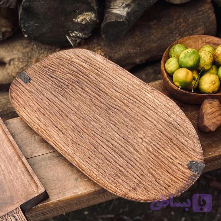 سینی چوبی مدل پیندار کد S1007 — تصویر 1