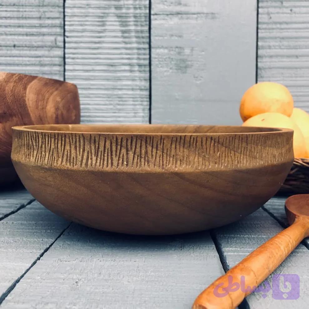 کاسه چوبی کد 583 — تصویر 1
