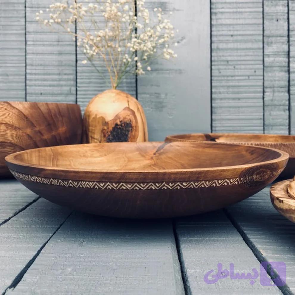 ظرف چوبی پذیرایی کد 871 — تصویر 1