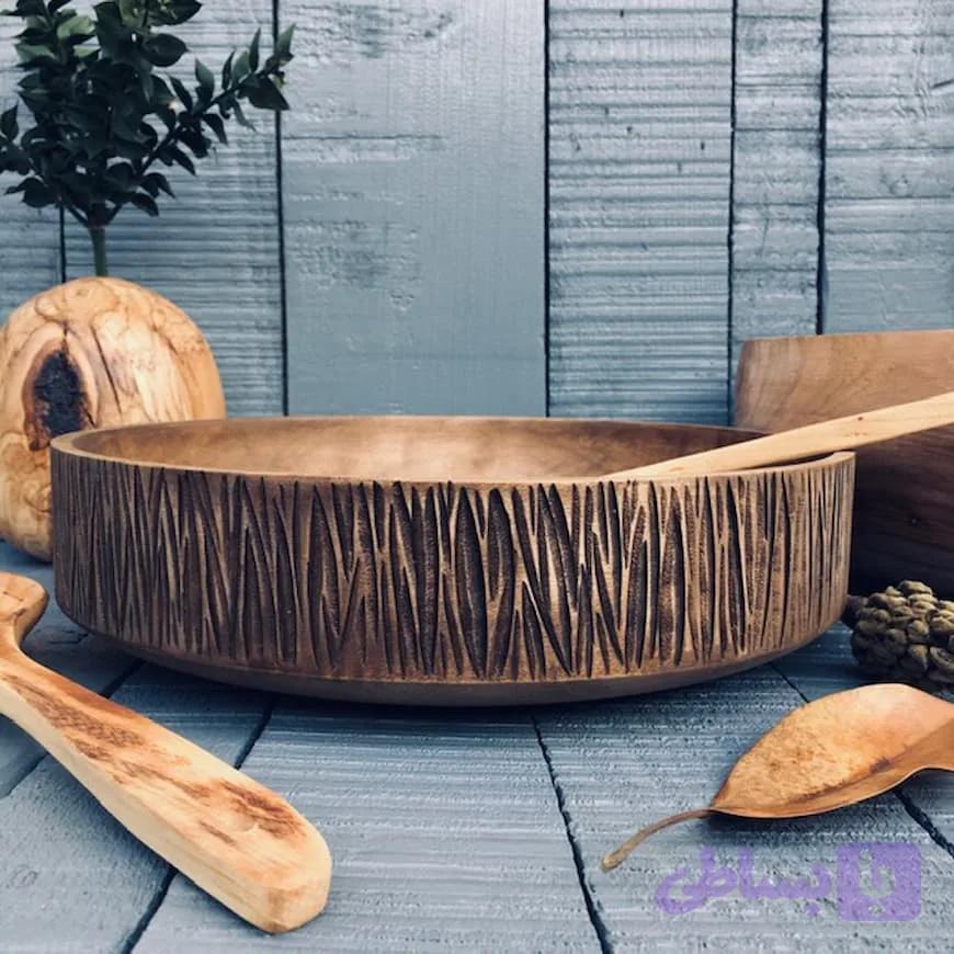 کاسه چوبی کد 569 — تصویر 1