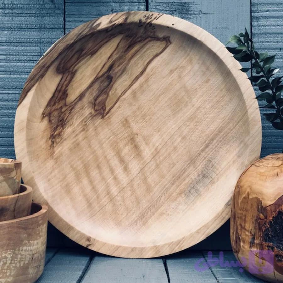 ظرف پذیرایی چوبی کد 854 — تصویر 1