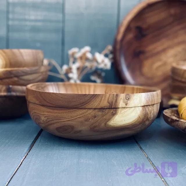 کاسه چوبی سنجد کد 0132 — تصویر 1