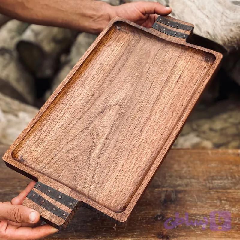 سینی چوبی مدل پیندار کد 0100229 — تصویر 1