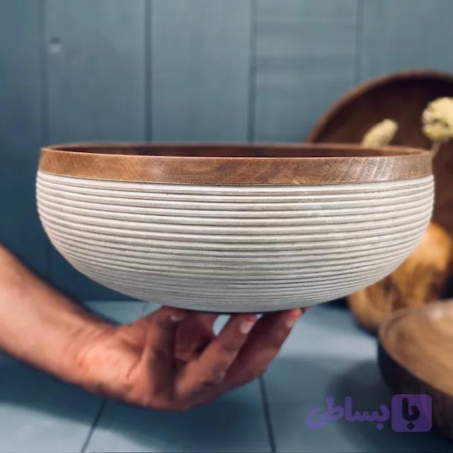 کاسه چوبی افرا کد 0212 — تصویر 1
