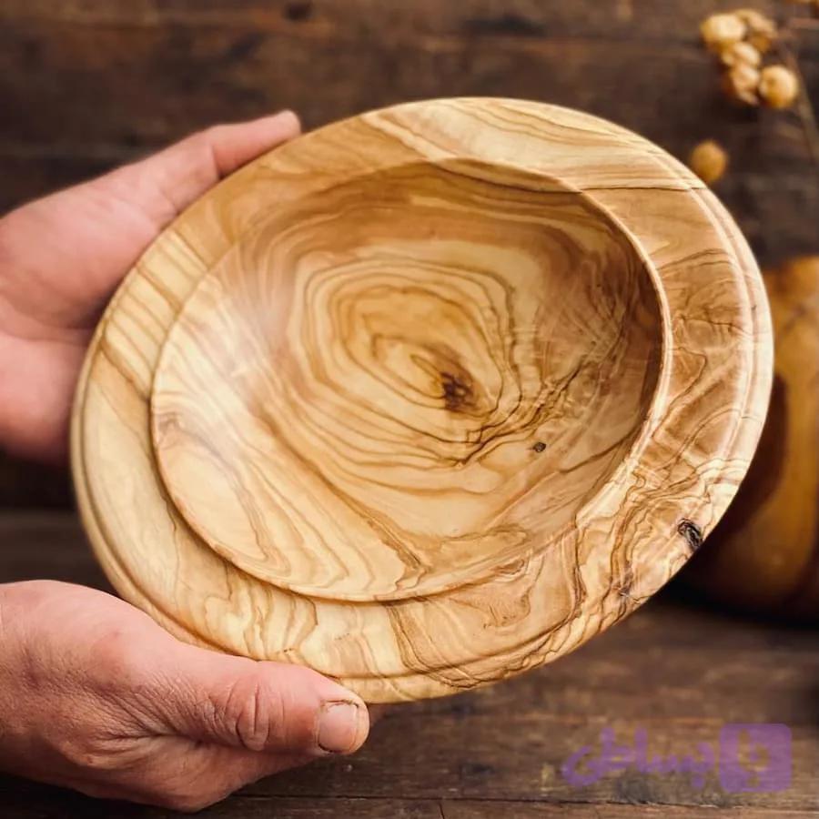 ظرف چوبی پذیرایی کد 0100145 — تصویر 1