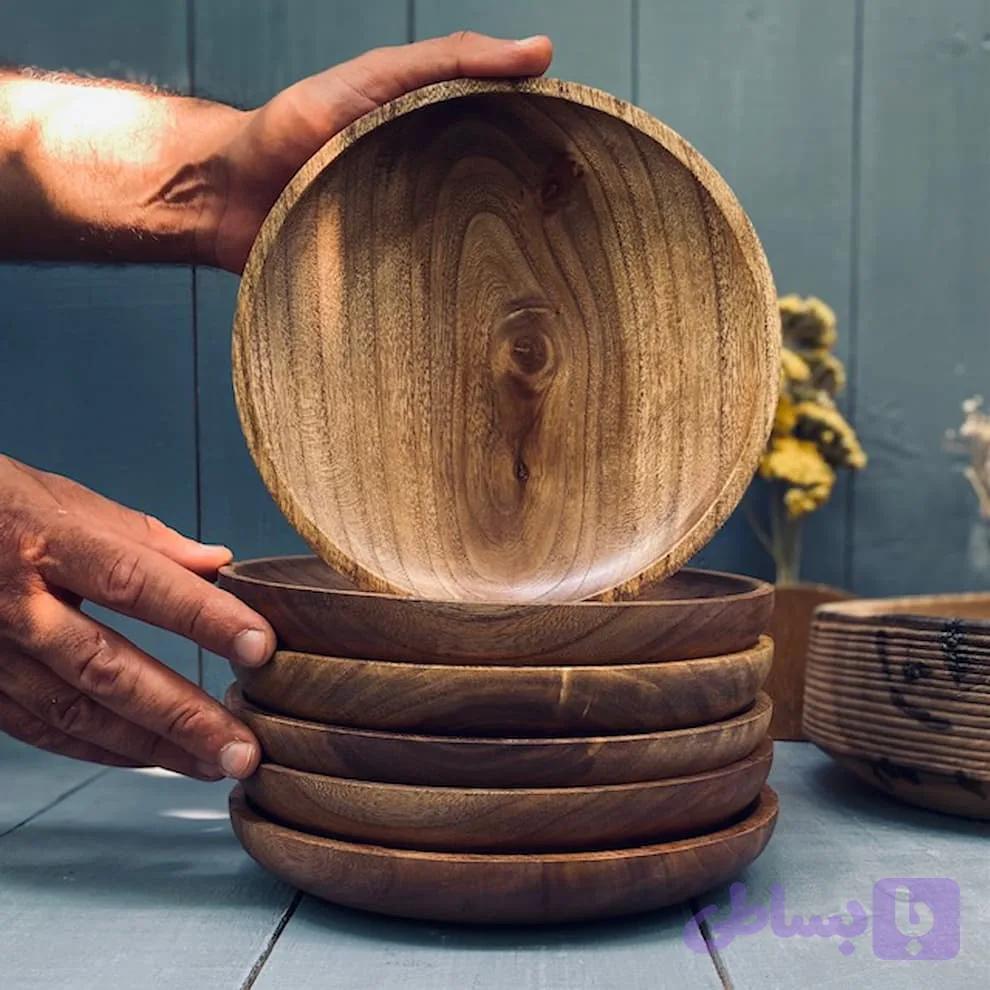 پیش دستی چوبی ملچ کد 40093 — تصویر 1