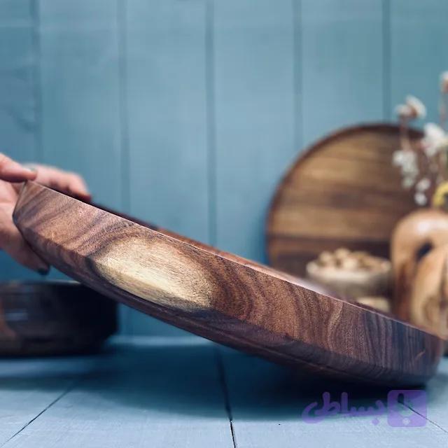 ظرف چوبی پذیرایی کهور کد 929 — تصویر 1