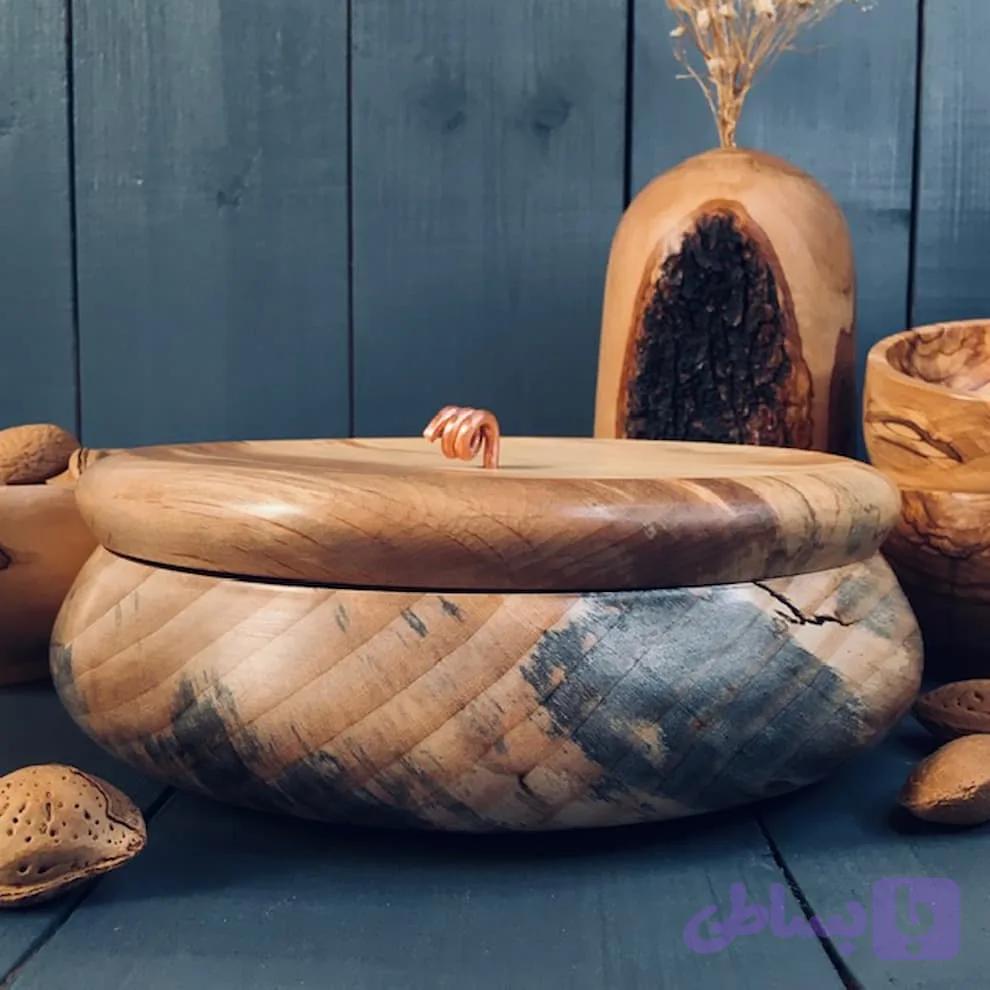 ظرف درب دار چوبی کد 956 — تصویر 1