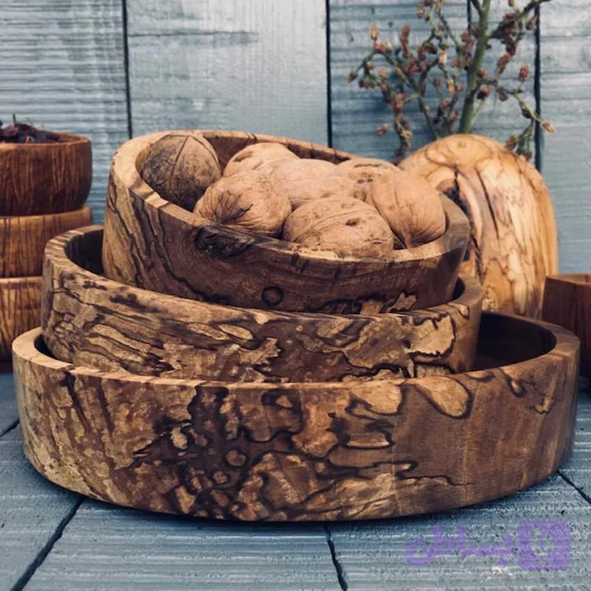 ظرف پذیرایی چوبی کد 861 — تصویر 1