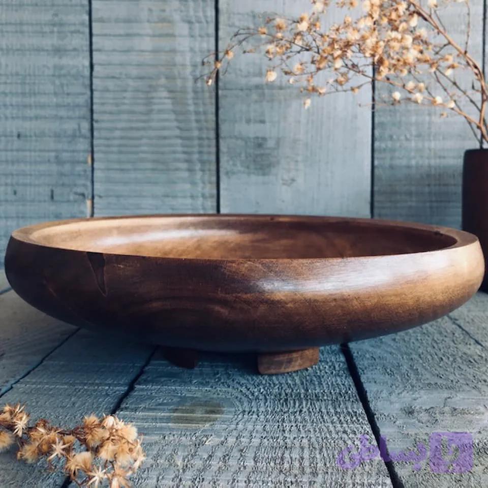 کاسه چوبی کد 439 — تصویر 1