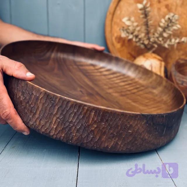 ظرف چوبی گردو کد 01003 — تصویر 1