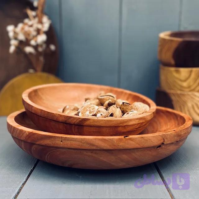 ظرف چوبی پذیرایی کد 0140 — تصویر 1