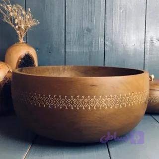 کاسه چوبی کد 560 — تصویر 1