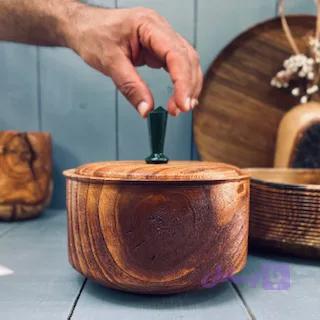 ظرف دربدار چوبی کد 969 — تصویر 1
