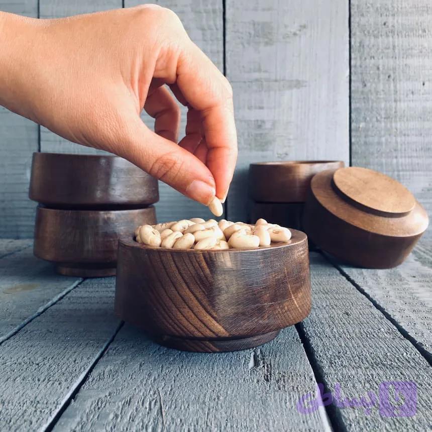 کاسه چوبی کد 383 — تصویر 1