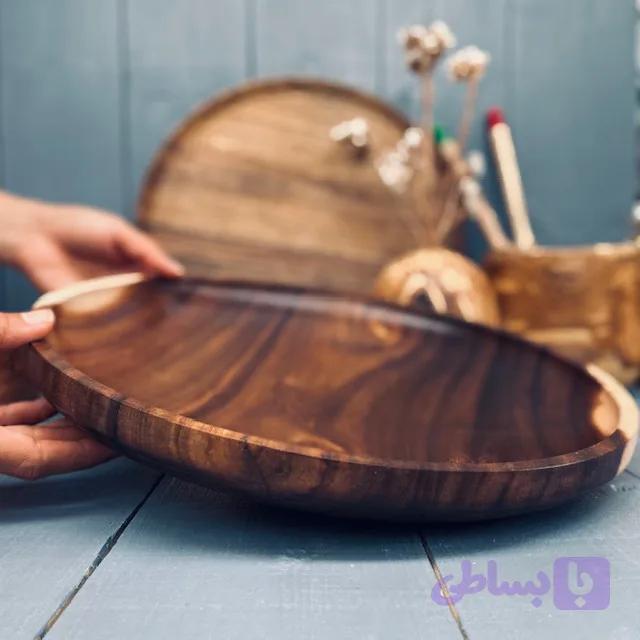 ظرف چوبی پذیرایی کد 916 — تصویر 1