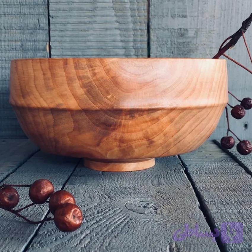 کاسه چوبی کد 376 — تصویر 1