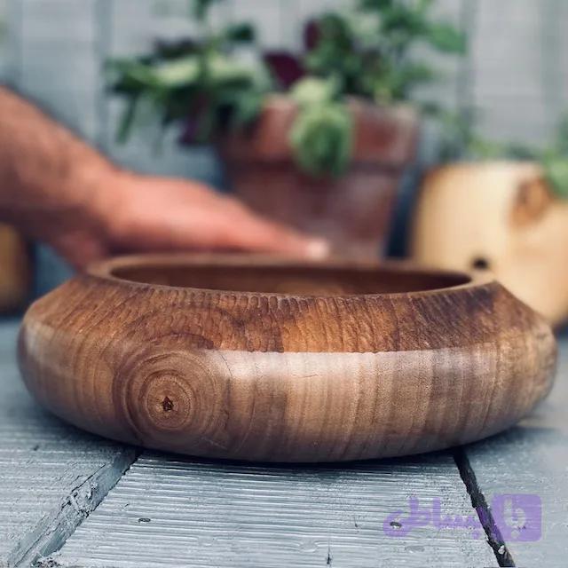 ظرف چوبی گردو کد 893 — تصویر 1