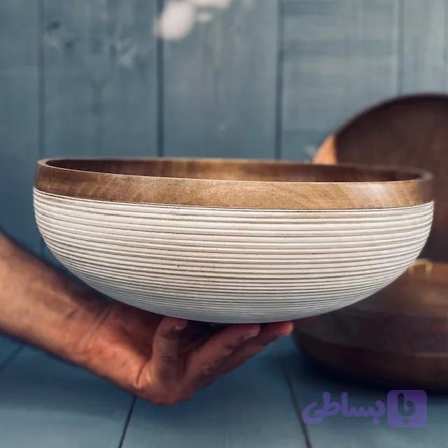 کاسه چوبی افرا کد 0218 — تصویر 1