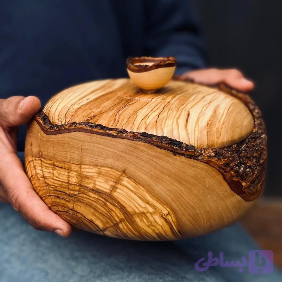 ظرف دردار چوبی کد BD1006 — تصویر 1