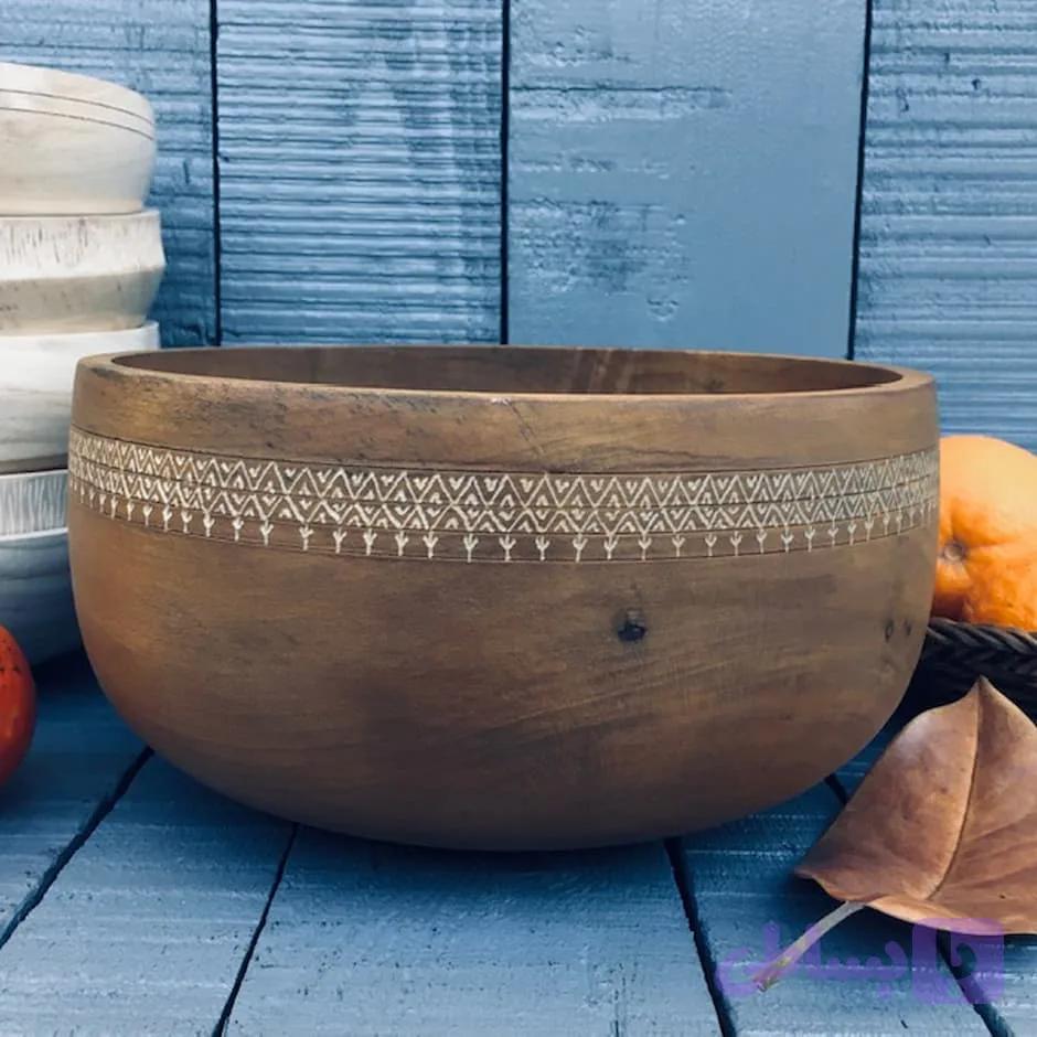 کاسه چوبی کد 577 — تصویر 1