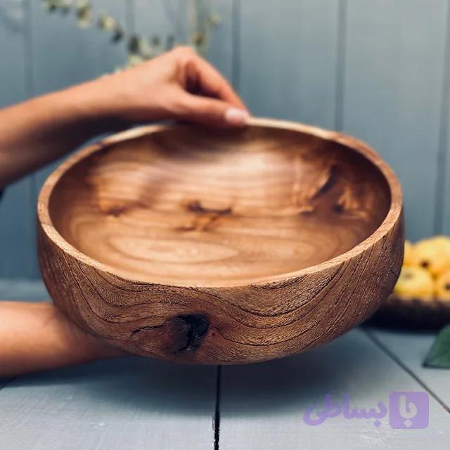 ظرف چوبی پذیرایی ملچ کد 0130 — تصویر 1