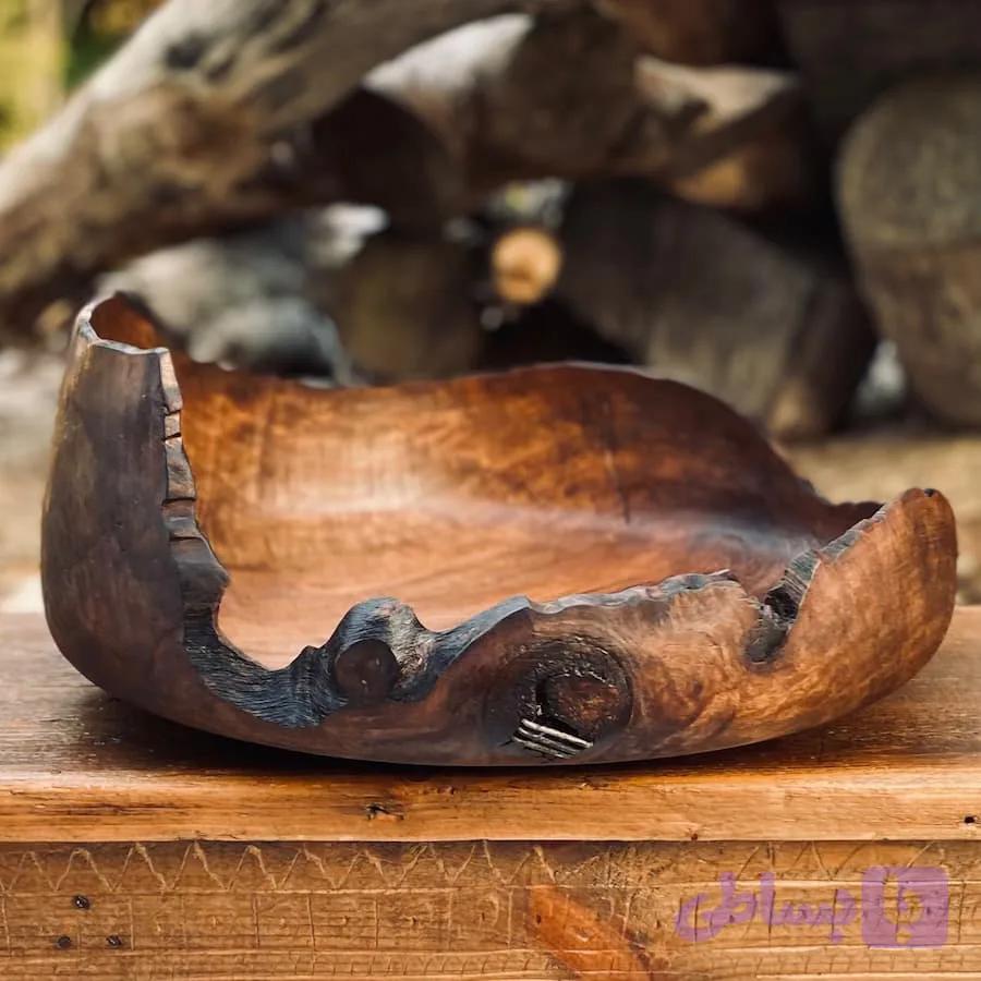 کاسه چوبی مدل پیندار کد 0534 — تصویر 1