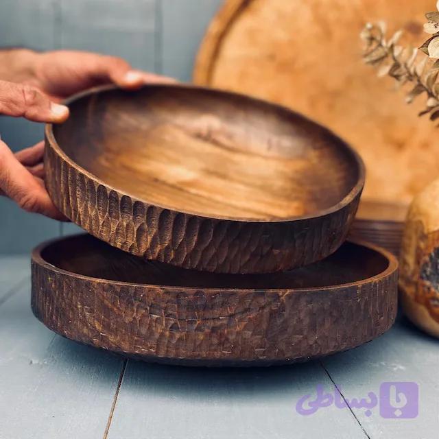 ظرف چوبی گردو کد 010014 — تصویر 1