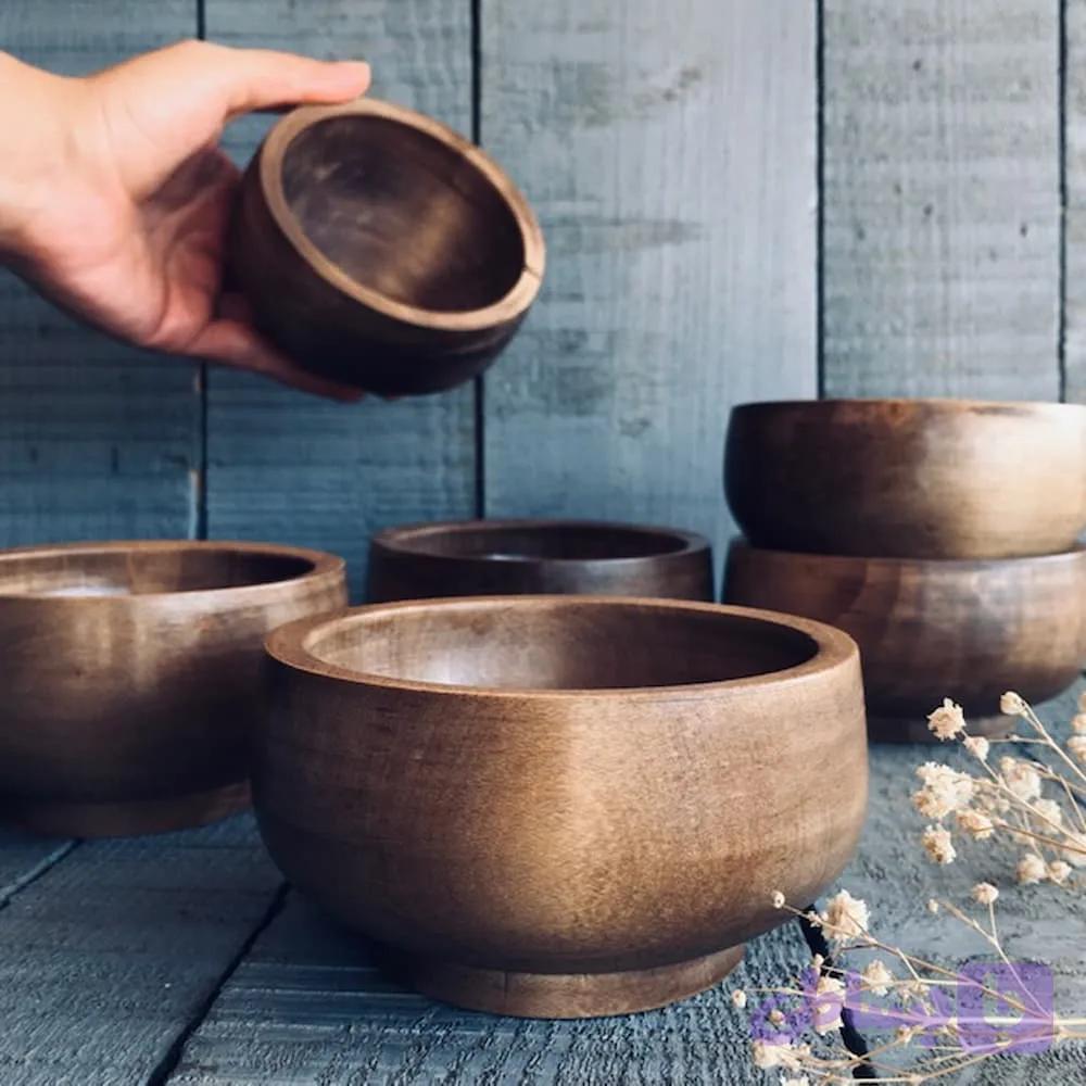 کاسه چوبی آجیل خوری کد 428 — تصویر 1