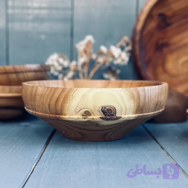 کاسه چوبی سنجد کد 0135 — تصویر 1