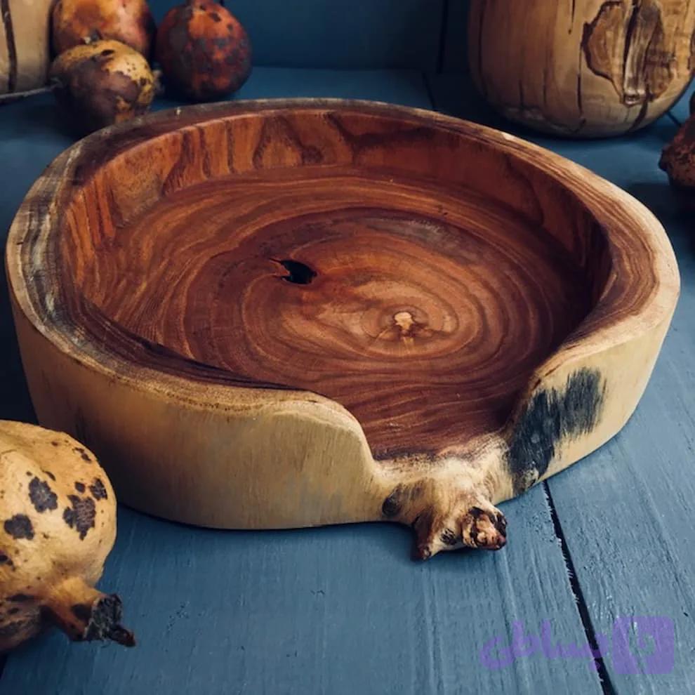 ظرف چوبی دستساز کد 837 — تصویر 1