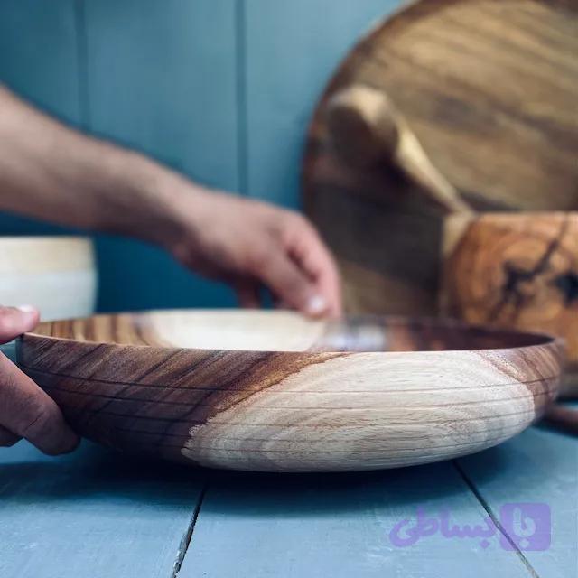ظرف چوبی پذیرایی آکاسیا کد 945 — تصویر 1