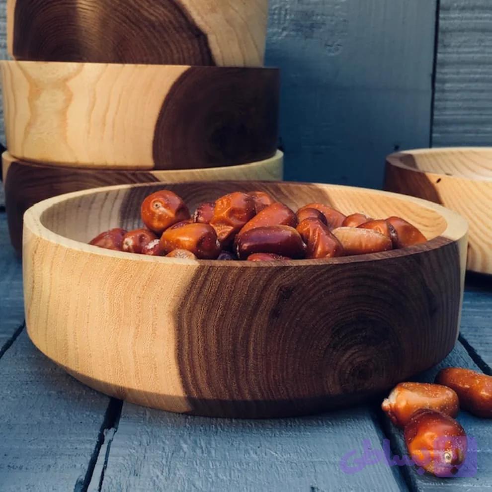 کاسه چوبی کد 523 — تصویر 1