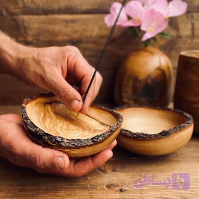 عودسوز چوبی دو عددی کد 127 — تصویر 1