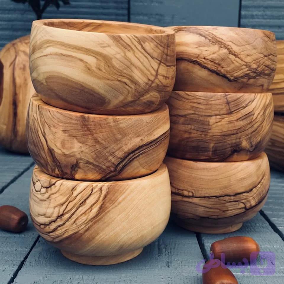 کاسه آجیل خوری چوبی کد 599 — تصویر 1
