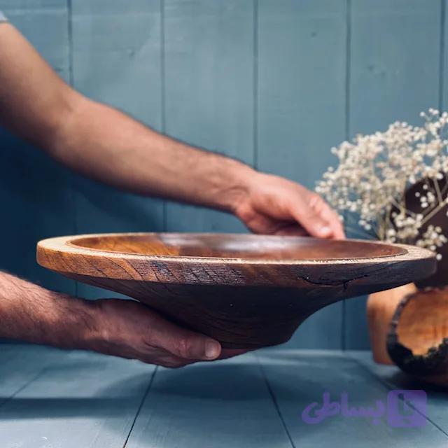 ظرف چوبی پذیرایی ملچ کد 955 — تصویر 1