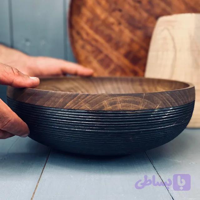 کاسه چوبی افرا کد 0222 — تصویر 1