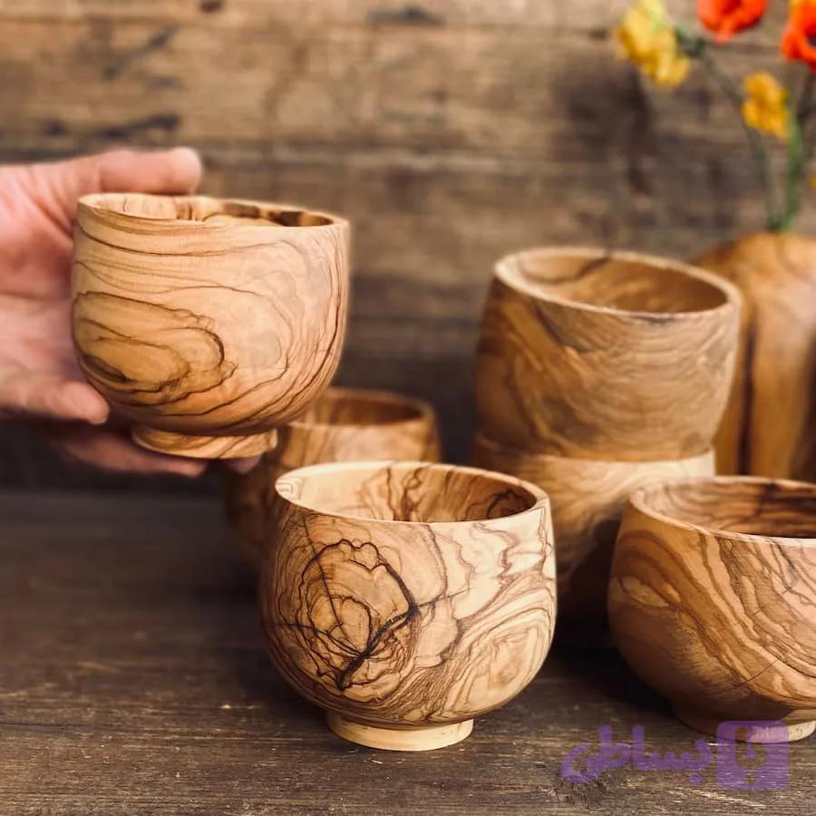 کاسه چوبی کوچک کد 0462 — تصویر 1