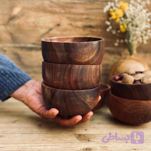 کاسه آجیل خوری کهور کد 0318 — تصویر 1