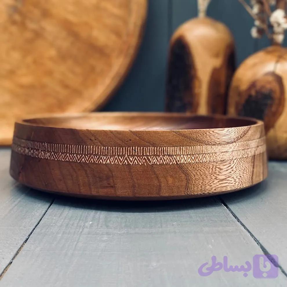 ظرف چوبی پذیرایی ملچ کد 923 — تصویر 1