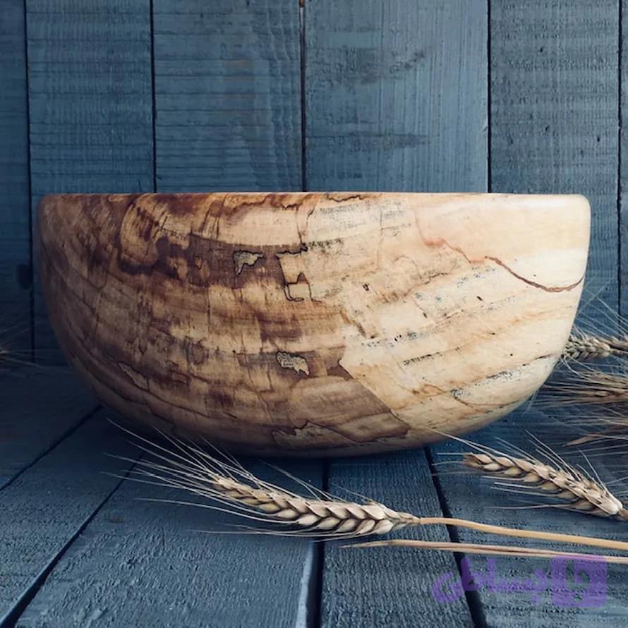 کاسه چوبی کد 394 — تصویر 1