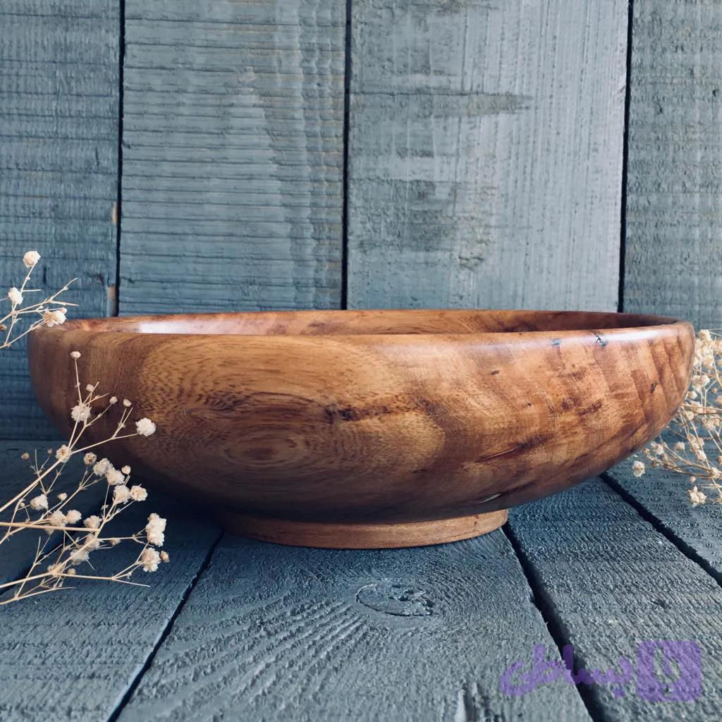 کاسه چوبی کد 358 — تصویر 1