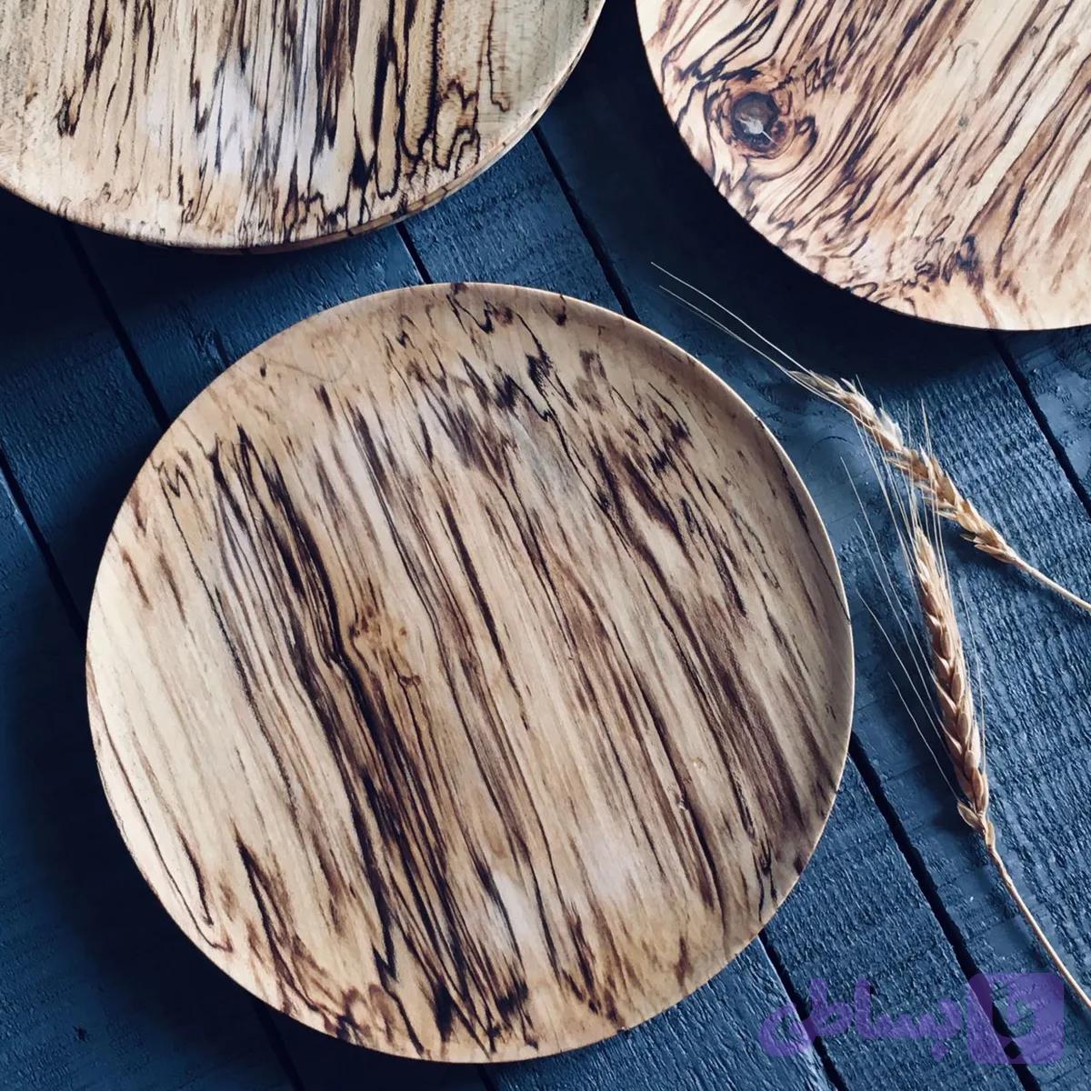 بشقاب چوبی کد 811 — تصویر 1
