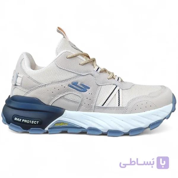 کتونی اسکیچرز مکس پروتکت پلاس (Skechers Max Protect) مردانه کرم — تصویر 1