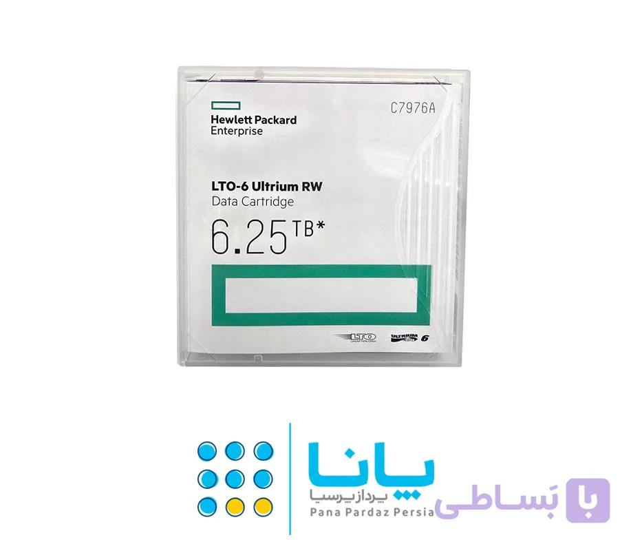 HPE LTO‑6 Ultrium 6.25TB RW Data Cartridge – C7976A — تصویر 1