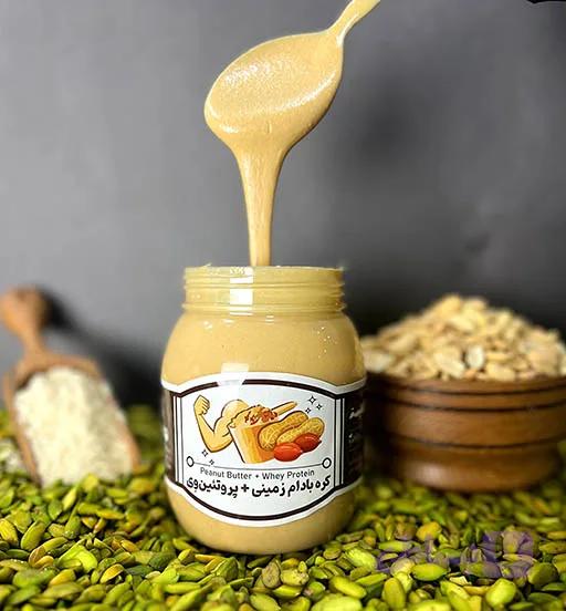 کره بادام زمینی پروتئینی — تصویر 1