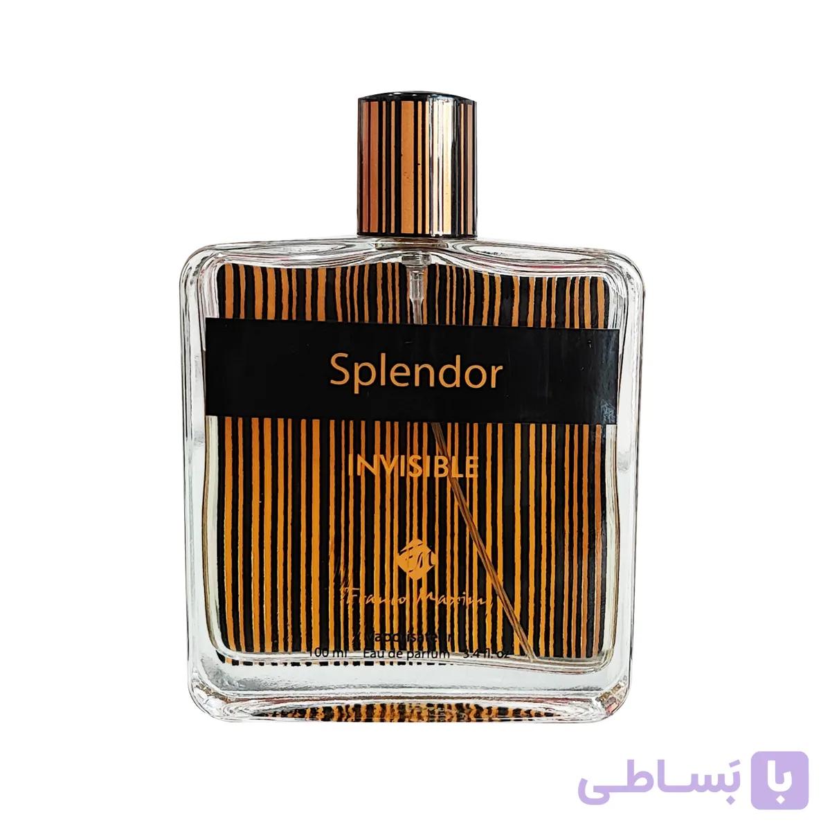 ادو پرفیوم مردانه دمونت پاریس مدل اسپلندور اینویزیبل Splendor INVISIBLE حجم 100 میل — تصویر 1