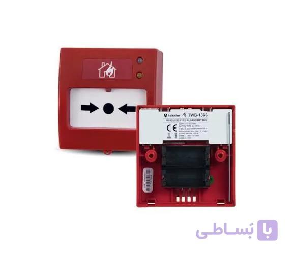 شستی اعلام حریق بی‌سیم تکنیم مدل TWB-1866
