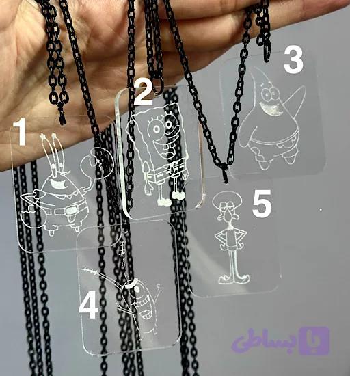 گردنبند باب اسفنجی (کد 2XDVU)
