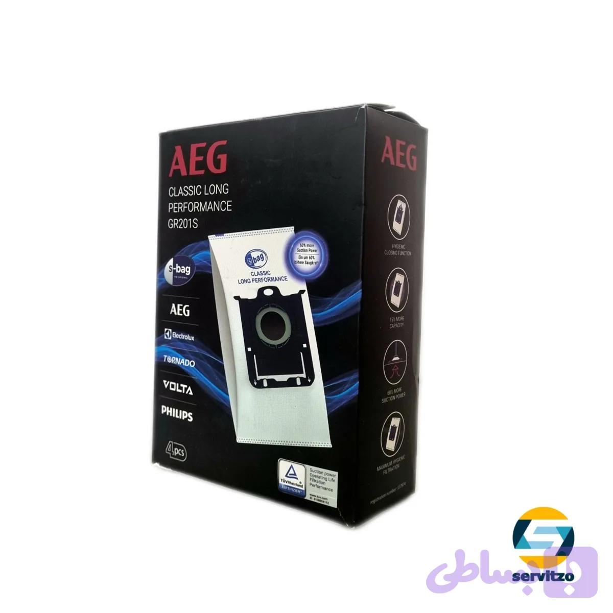 پاکت جاروبرقی AEG اصلی — تصویر 1
